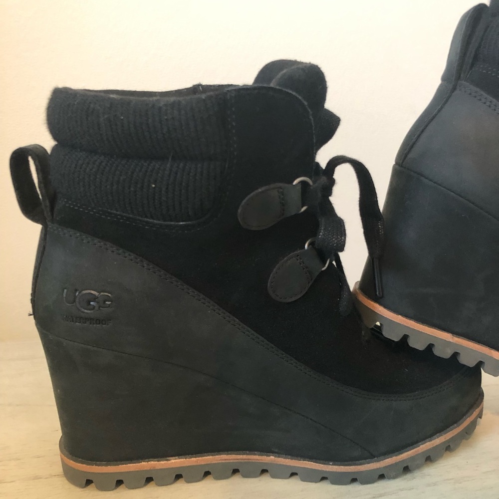 Ugg Valory Waterproof Wedge Bootie